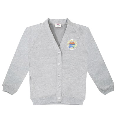 Classic Cardigan - PolyCotton (Grey)